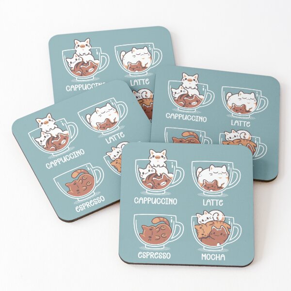 Item preview, Cat Coffee Guide - Cute Kittens designed and sold by Snouleaf.