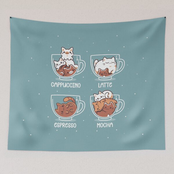 Item preview, Cat Coffee Guide - Cute Kittens designed and sold by Snouleaf.