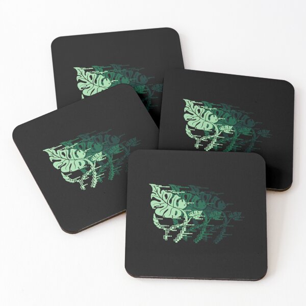 Item preview, Monstera Pixelation Trio designed and sold by uyvcgmiqdyu38.