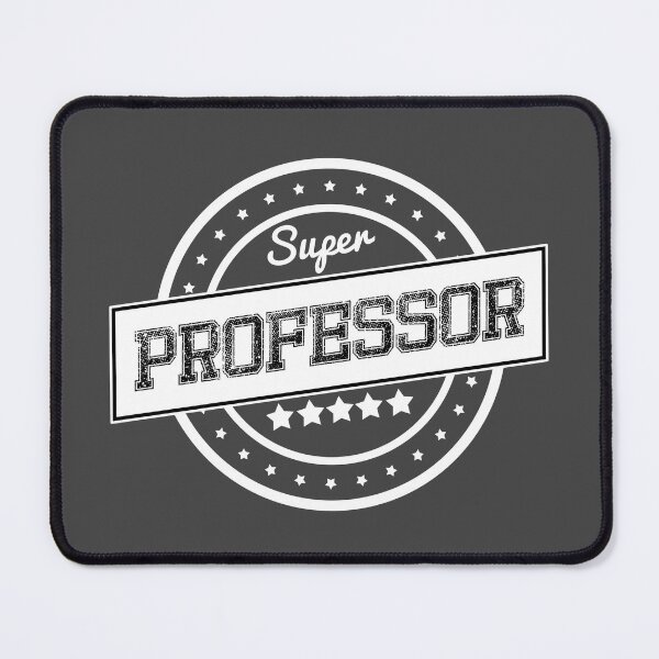 Item preview, Super Professor Badge Stamp Vintage - White designed and sold by WAMTEES.