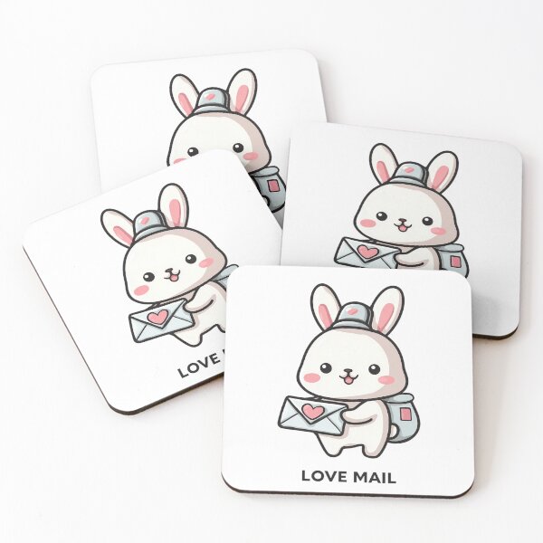 Item preview, Love Mail Bunny Cute Delivery designed and sold by CritterSquad.