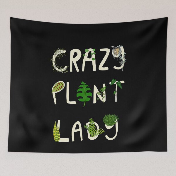 Item preview, Crazy Plant Lady Quote designed and sold by uyvcgmiqdyu38.