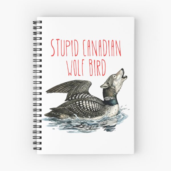Item preview, HR Hockey rivalry - Hollanov | Stupid canadian wolf bird - loon wolf designed and sold by Vane22april.