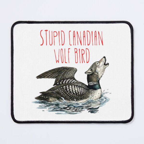 Item preview, HR Hockey rivalry - Hollanov | Stupid canadian wolf bird - loon wolf designed and sold by Vane22april.