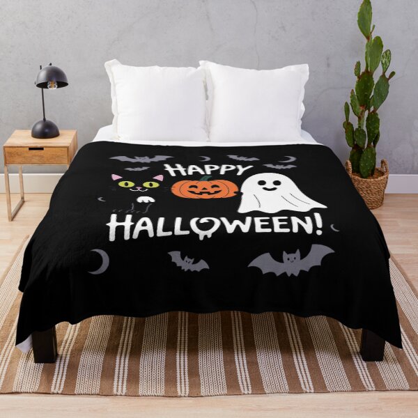 Item preview, BOO Black Cat Pumpkin and Ghost Cute Halloween Costume designed and sold by joyouartArt.