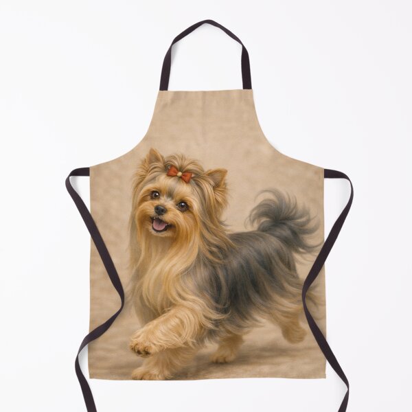 Item preview, Happy Yorkshire Terrier Running – Cute Yorkie Dog Art designed and sold by Darlin8888.