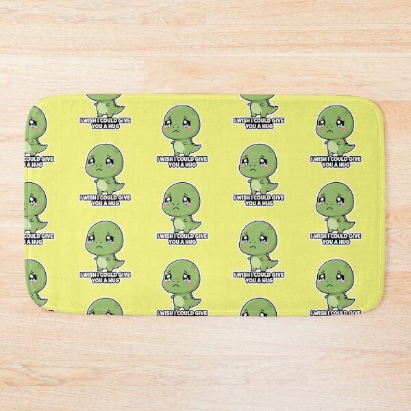 Item preview, Sad Tiny Dinosaur Crying I Wish I Could Give You A Hug Kawaii Aesthetic Art designed and sold by bvdesignart.