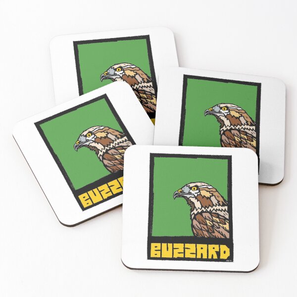 Item preview, Buzzard – British Wildlife Bird Art | Contemporary Pop Art by GW-ART designed and sold by GWARTGB.