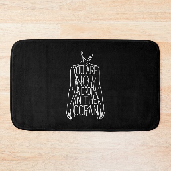 Item preview, You Are Not A Drop In The Ocean Rumi Quote Body Positivity Art designed and sold by SplashTastic.