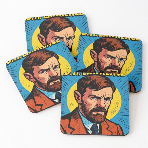 Item preview, D.H. Lawrence, author | Comics stylCartoone -  designed and sold by ComicsFactory.