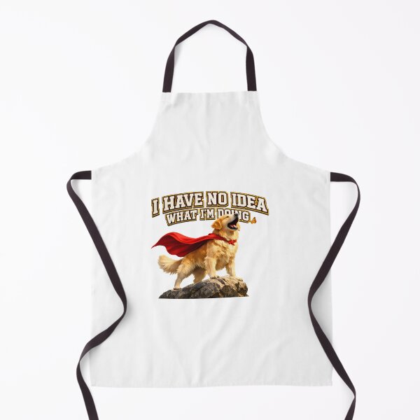 Item preview, I Have No Idea What I’m Doing – Funny Dog Superhero Art designed and sold by BTBArtwork.