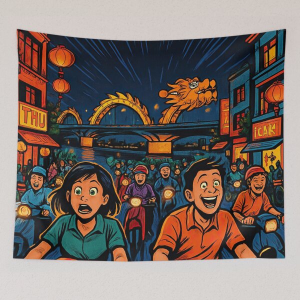 Item preview, Da Nang, Vietnam | Comics stylCartoone -  designed and sold by ComicsFactory.