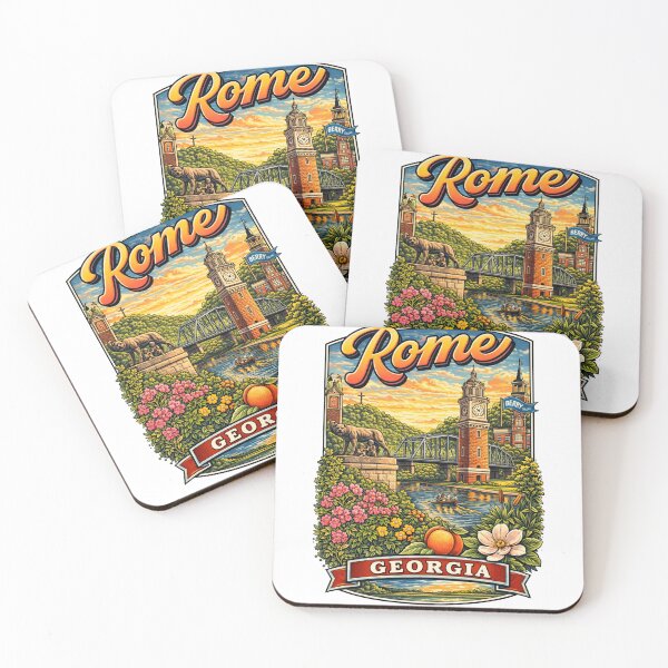 Item preview, Rome Georgia Retro Southern Town Design designed and sold by Stilll Waters Studio.