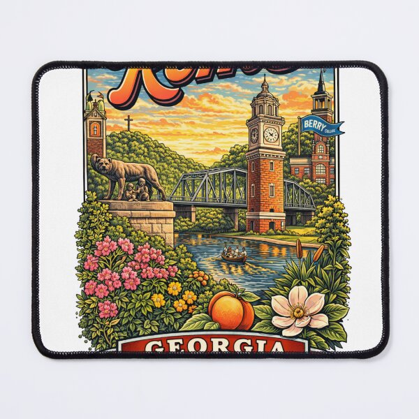 Item preview, Rome Georgia Retro Southern Town Design designed and sold by Stilll Waters Studio.