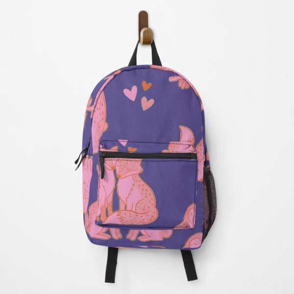 Item preview, Purple Pink Woodland Animal Couples Pattern designed and sold by zzz888.