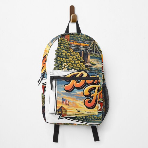 Item preview, Bonners Ferry Idaho Retro Mountain Town Design designed and sold by Stilll Waters Studio.