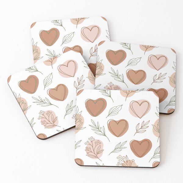 Item preview, Minimalist Boho Hearts and Twigs Seamless Pattern Illustration Graphic designed and sold by DiNata.