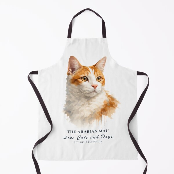 Item preview, Beautiful Arabian Mau Cat Watercolor Art | Like Cats and Dogs Collection designed and sold by Like-Cats-Dogs.