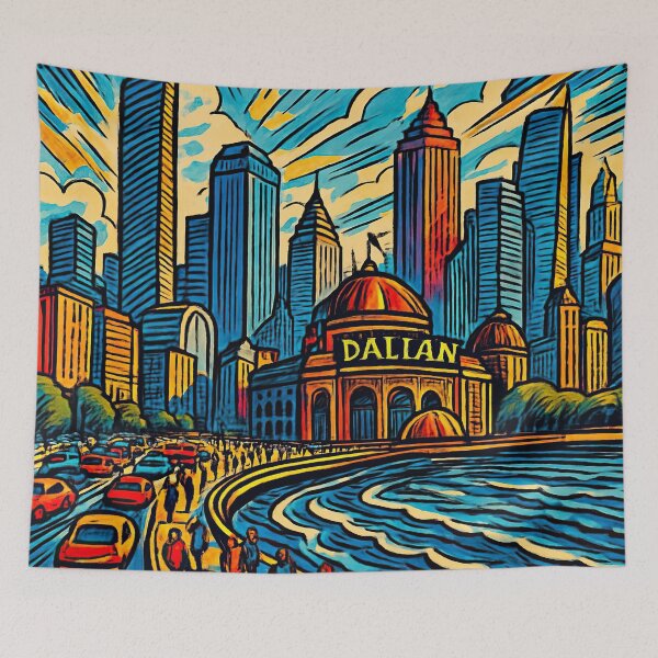 Item preview, Dalian, city  | Comics stylCartoone -  designed and sold by ComicsFactory.