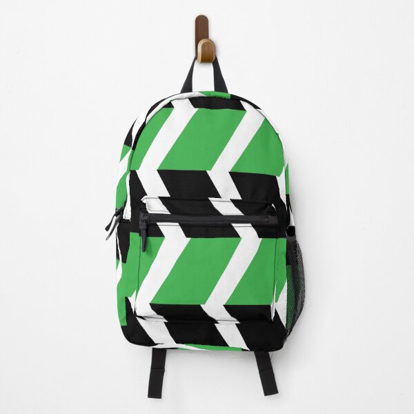 Item preview, Black Green Chevron Stripe designed and sold by Nisha Prabhu.