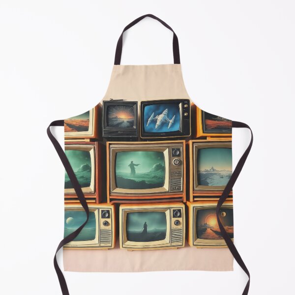 Item preview, Retro TV Stack Pop Art - Vintage Television Wall Hot designed and sold by Cine8.