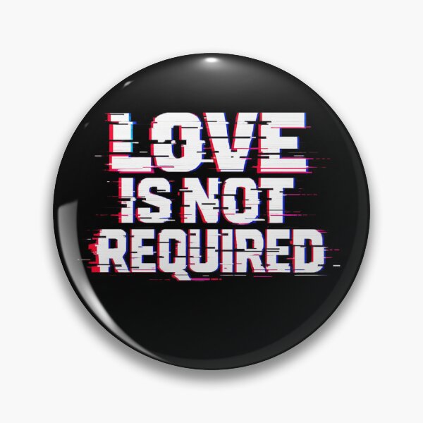 Artikelvorschau, Liebe ist nicht nötig – Anti-Valentinstags-Glitch-Textdesign | Anti-Liebes-Statement entworfen und verkauft von R3XFORGE.
