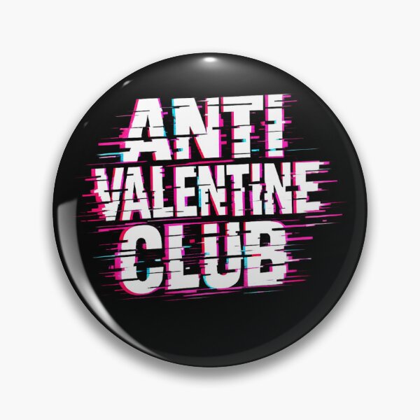 Artikelvorschau, Anti-Valentinstag-Club – Glitch-Text-Design | Cyber-Statement gegen die Liebe entworfen und verkauft von R3XFORGE.