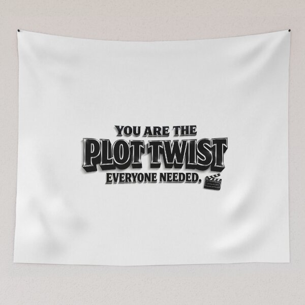 Item preview, You Are The Plot Twist – Writer Motivation Typography Design designed and sold by BTBArtwork.