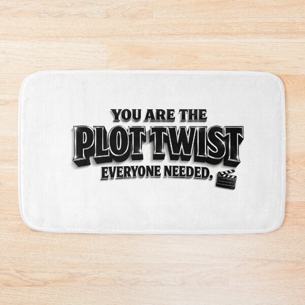 Item preview, You Are The Plot Twist – Writer Motivation Typography Design designed and sold by BTBArtwork.