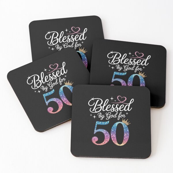 Item preview, Womens Blessed by God for 50 Years 50th Birthday Anniversary designed and sold by angolinnArt.