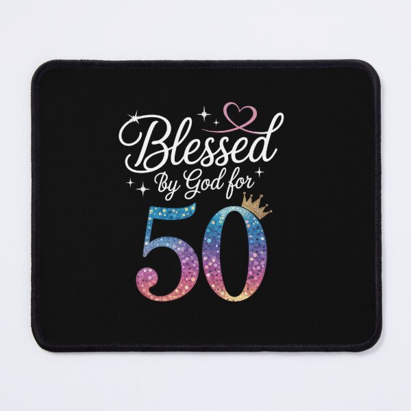 Item preview, Womens Blessed by God for 50 Years 50th Birthday Anniversary designed and sold by angolinnArt.