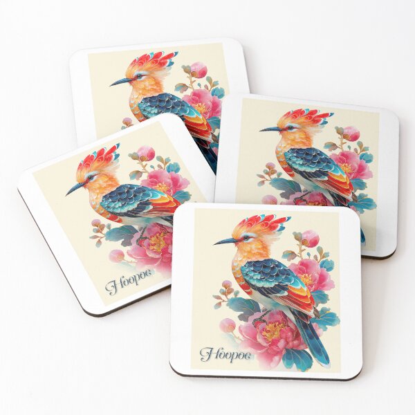 Item preview, Hoopoe in Bloom: A Symphony of Feathers and Flora designed and sold by ForeverPrintsOK.