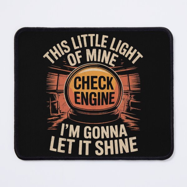 Item preview, Check Engine Light Shine Car Auto Mechanic Garage Men designed and sold by joyouartArt.
