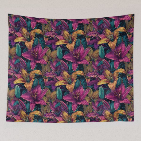 Item preview, Trendy Lilies Flower  - Flower Bouquet Pattern  - Gifts For Sister designed and sold by RoyalStarsPatts.
