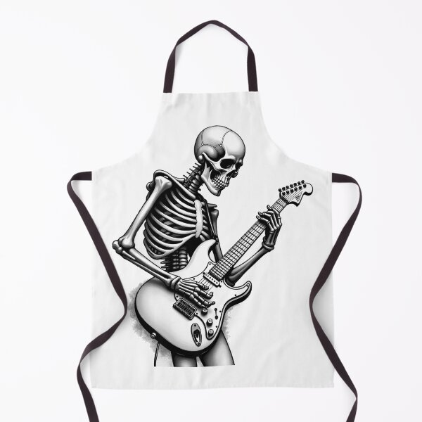 Item preview, Skeleton Guitar Rock Art designed and sold by Attivibe-1.