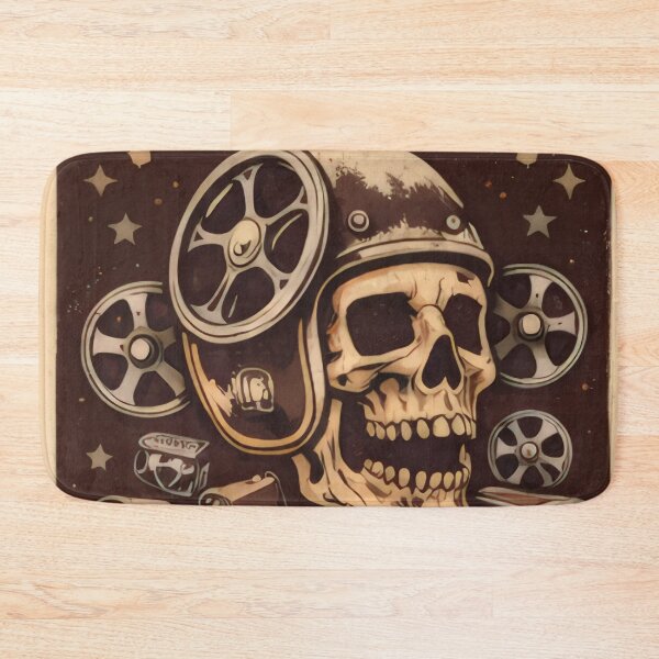Item preview, Cinematic Death Show Vintage Horror Movie Skull Film Reels Retro designed and sold by Cine8.