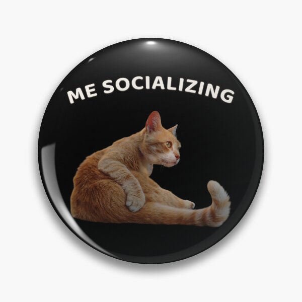 Artikelvorschau, Ich, beim Plaudern – Lustiges Meme mit roter Katze entworfen und verkauft von MB-CatPrints.
