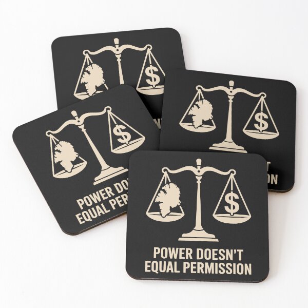 Item preview, Power Doesn't Equal Permission Arctic Statement designed and sold by Place-Heritages.