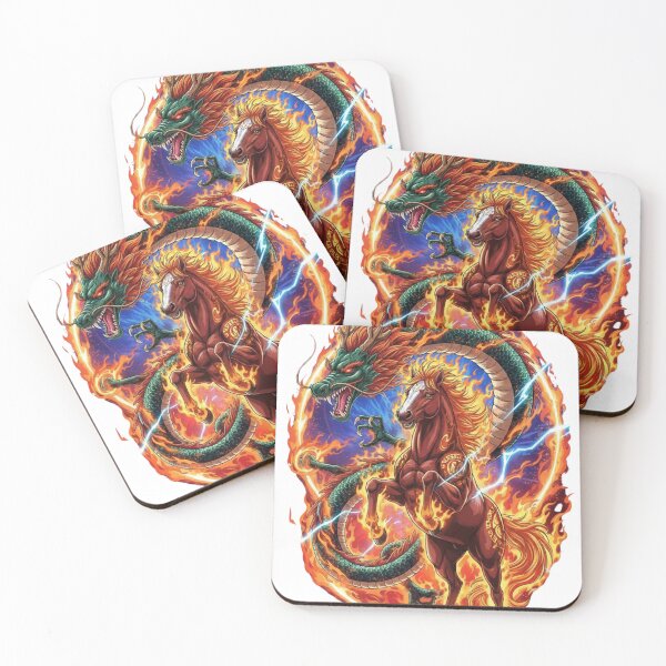Item preview, Mythic Flame: Dragon & Horse Fusion designed and sold by Kikaytv.com.