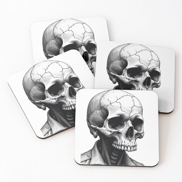 Item preview, Cracked Skull Dark Art designed and sold by Attivibe-1.