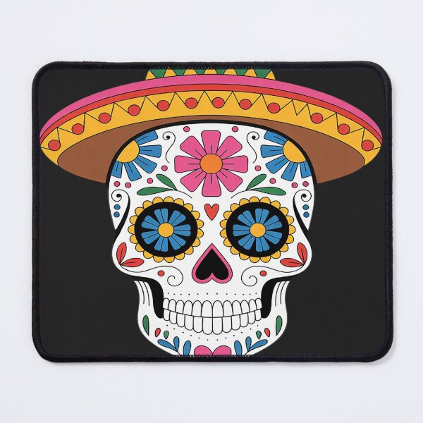 Item preview, Sugar skull and bones hat bow tie day of the dead Halloween designed and sold by Dolostope.