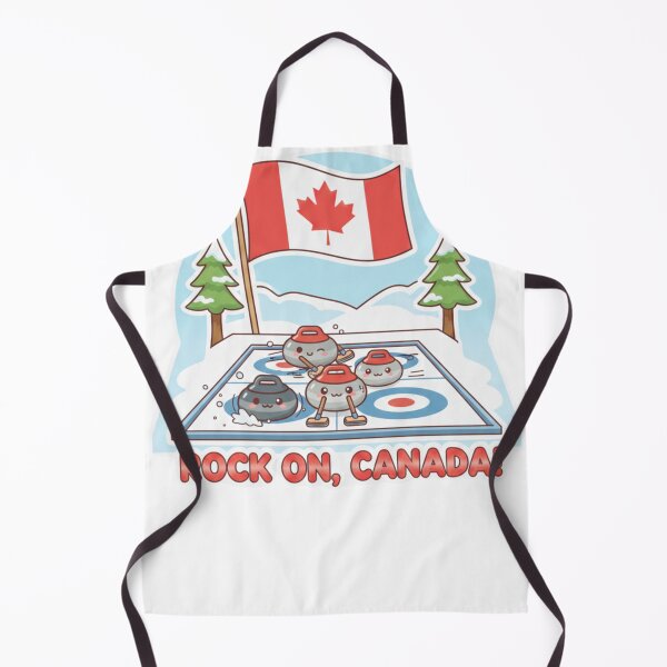 Item preview, Kawaii Canada Curling Rocks – Cute Canadian Sports designed and sold by Ink & Co.