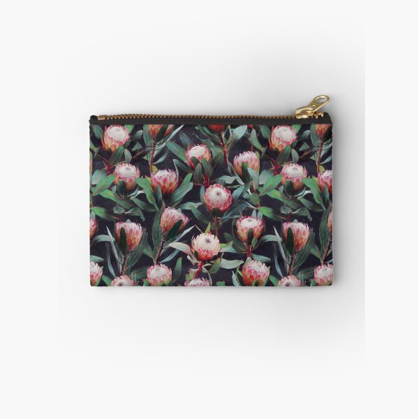Item preview, Evening Proteas - Pink on Charcoal designed and sold by micklyn.