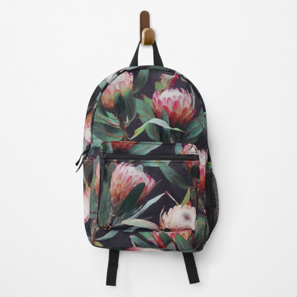 Item preview, Evening Proteas - Pink on Charcoal designed and sold by micklyn.