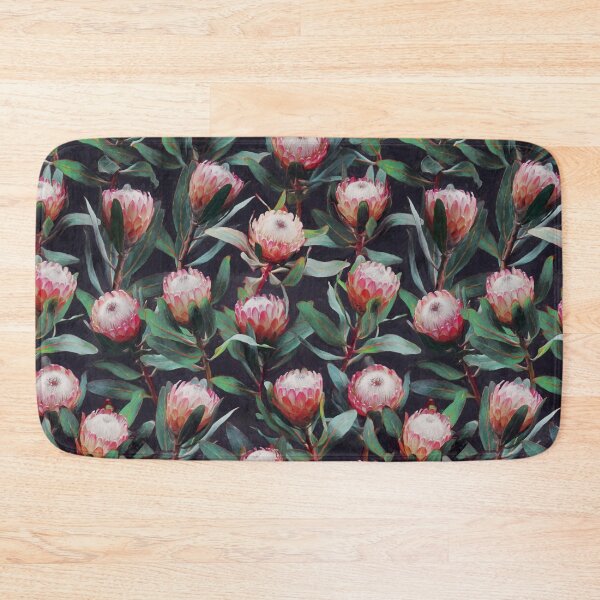 Item preview, Evening Proteas - Pink on Charcoal designed and sold by micklyn.