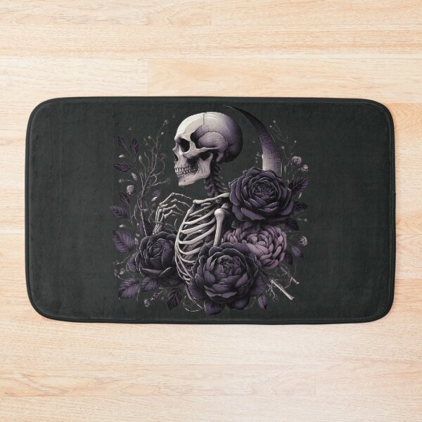 Item preview, Skeleton Moon Garden Emblem designed and sold by Roberta Calabrese.