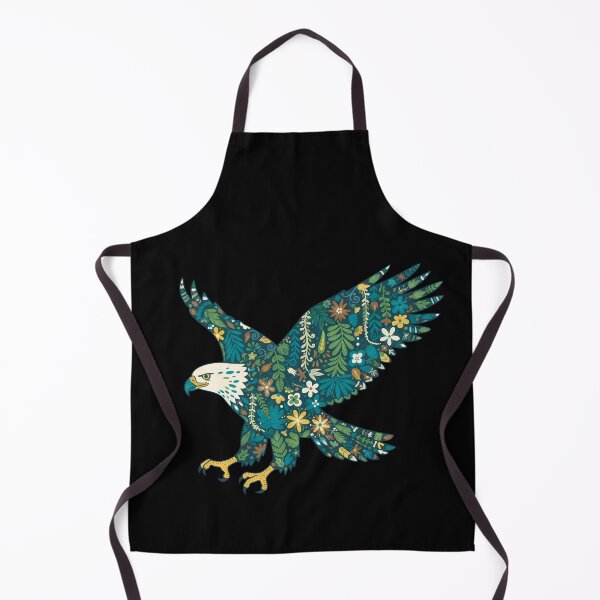Item preview, Harpy Eagle in Flight with Rainforest Foliage – Hope for Wildlife Scandinavian Folk Art by heidiannemorris © designed and sold by FOLK ART FUSION by heidiannemorris.
