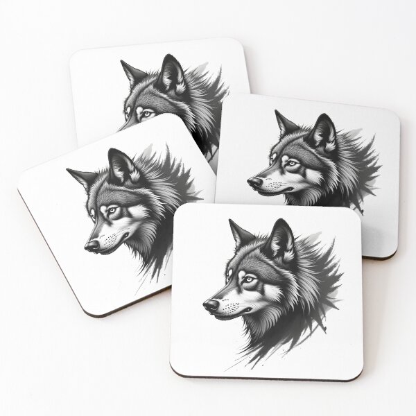Item preview, Alpha Wolf Portrait designed and sold by Attivibe-1.