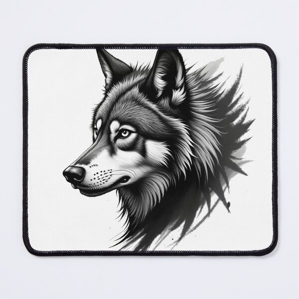 Item preview, Alpha Wolf Portrait designed and sold by Attivibe-1.