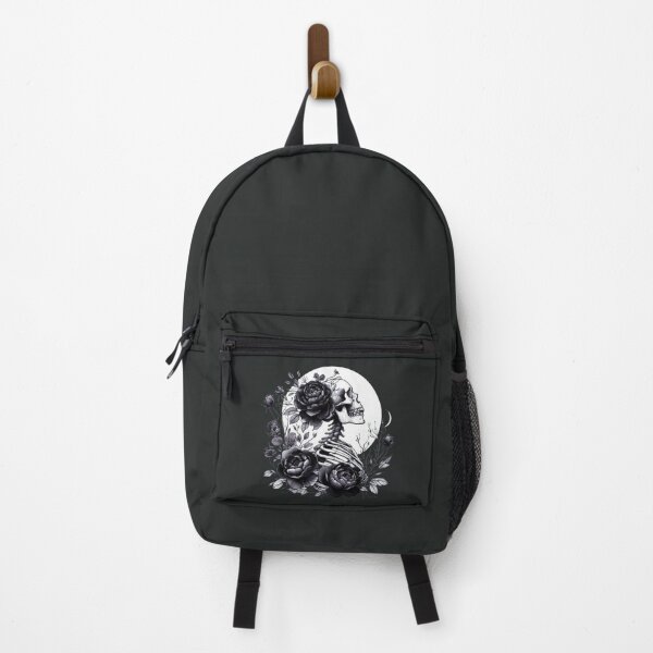 Item preview, Skeleton Moon Garden Emblem designed and sold by Roberta Calabrese.